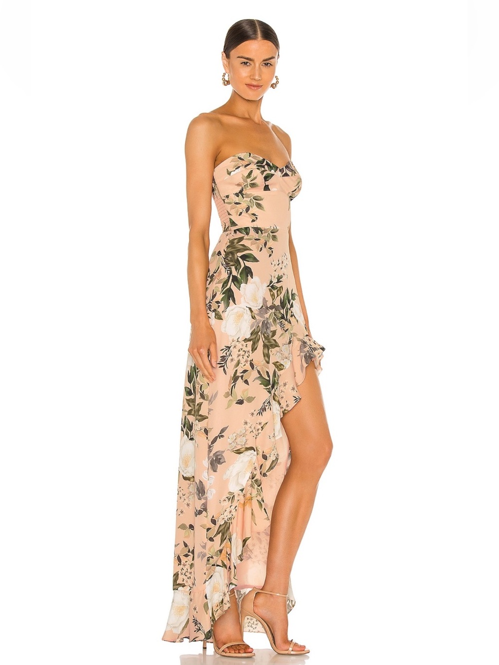 Amanda Uprichard x Revolve Eden Gown in Jupiter Floral, NEW, Medium, MSRP $301 - Picture 2 of 13